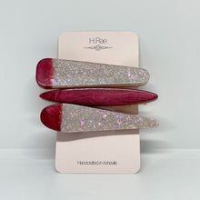 Load image into Gallery viewer, Ombre Opal Resin Barrette Set
