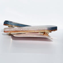 Load image into Gallery viewer, Ombre Opal Resin Barrette Set
