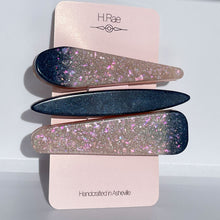 Load image into Gallery viewer, Ombre Opal Resin Barrette Set
