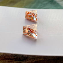 Load image into Gallery viewer, Gilded Triangle Copper Studs
