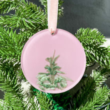 Load image into Gallery viewer, Painted Tree Circle Ornament
